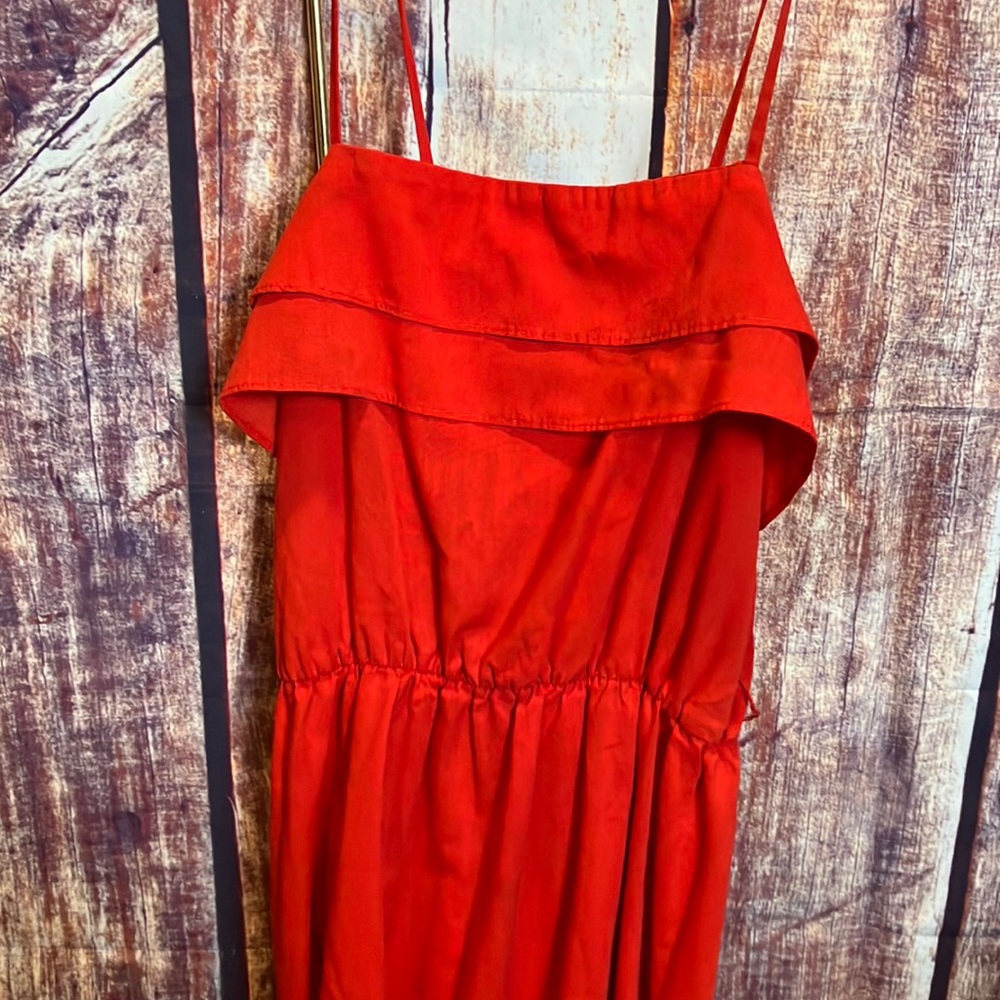Flaw red salsa dress